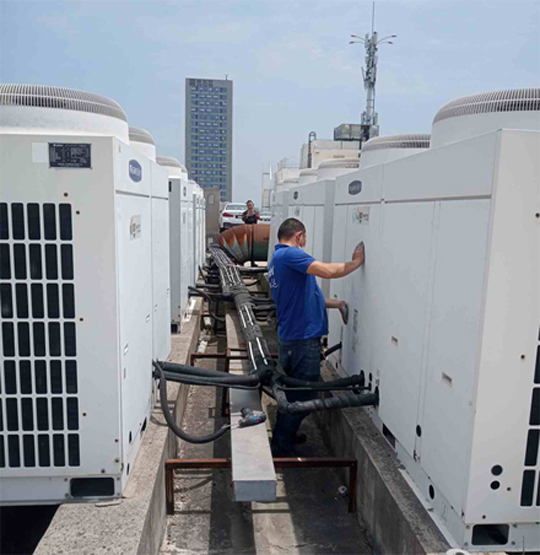 武强中央空调制热和不制冷系统维修方法